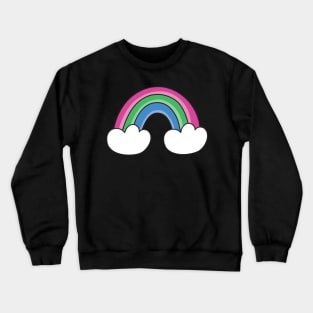 Polysexual pride flag Crewneck Sweatshirt